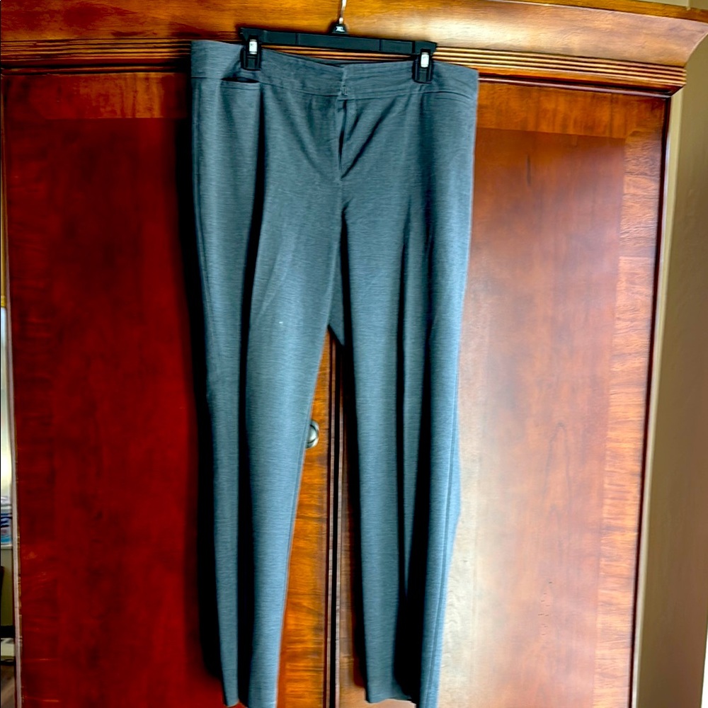 The Limited Collection size 12 Gray Dress Pants Straight-Leg